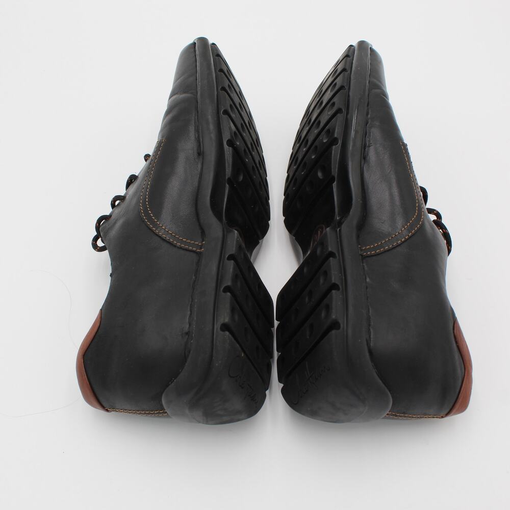 Cole Haan Oxford Shoes Mens 9.5 Black Brown Leather Lace Up Comfort Dress Casual - Picture 6 of 9